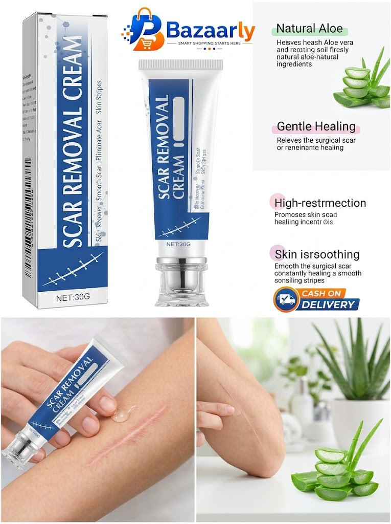 Scar Removal Cream 30g – Advanced Scar Repair Cream for Face & Body | Pack of 1