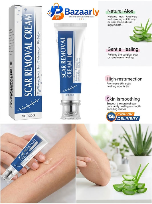 Scar Removal Cream 30g – Advanced Scar Repair Cream for Face & Body | Pack of 1
