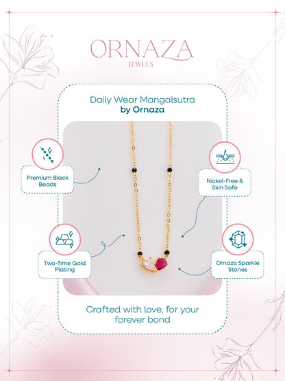 Dual Heart Spark Mangalsutra