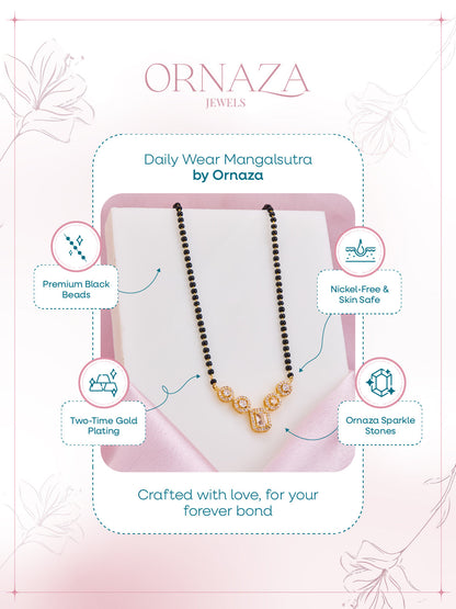 Regal Halo Drop Mangalsutra