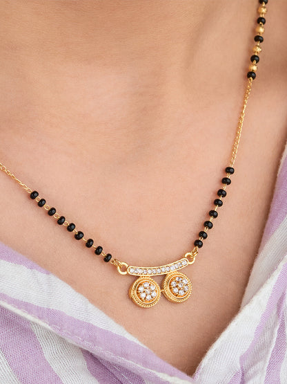 Twin Halo Charm Mangalsutra