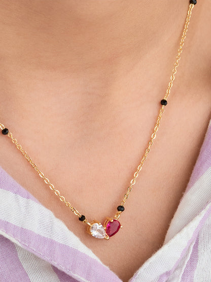 Dual Heart Spark Mangalsutra