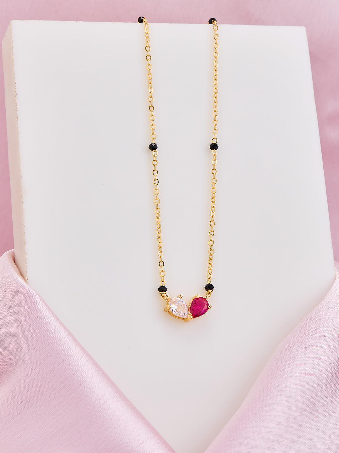 Dual Heart Spark Mangalsutra