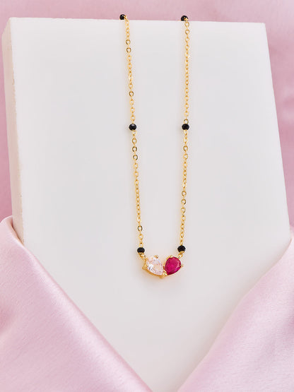 Dual Heart Spark Mangalsutra