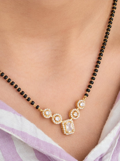 Regal Halo Drop Mangalsutra