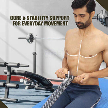 Adjustable Tummy Trimmer Resistance Band for Home Workout & Weight Loss
