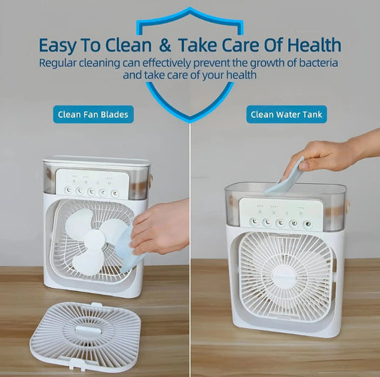 Mini Cooler for Room Cooling Mini AC Portable Mini Fan