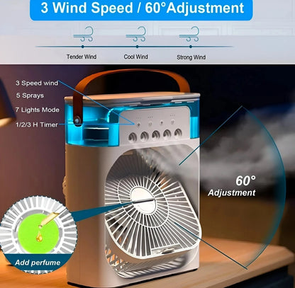 Mini Cooler for Room Cooling Mini AC Portable Mini Fan